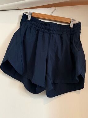 lululemon athletica Navy track that Athletic Shorts 5”